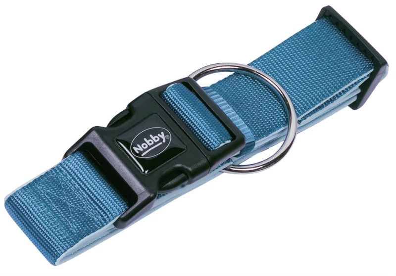 Περιλαίμιο Nobby Classic Preno Extra Wide Γαλάζιο 4cm(πάχος) x 55-70cm (μήκος)