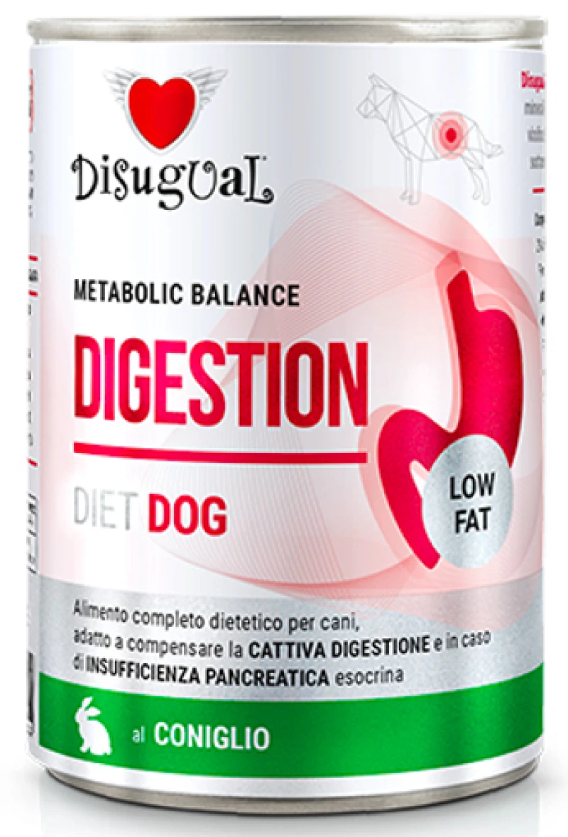 Κλινική Κονσέρβα Σκύλου Disugual Diet Dog - Digestion Rabbit Με Κουνέλι 400gr