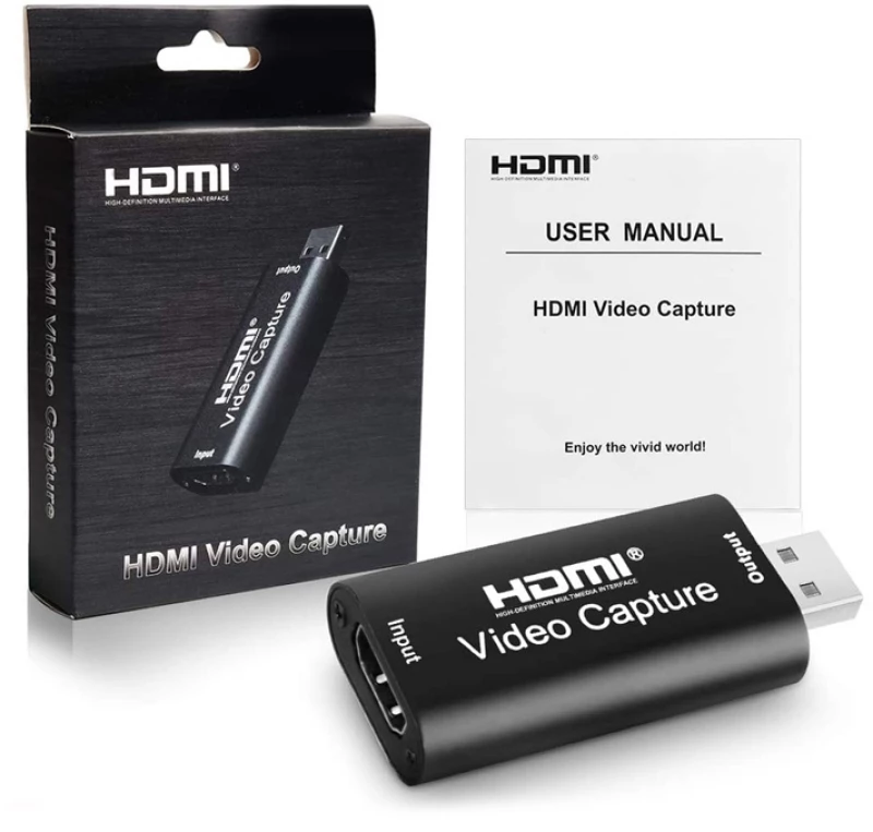 POWERTECH converter καταγραφής video CAB-H147  HDMI σε USB  μαύρος