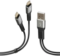 Lampa ΚΑΛΩΔΙΟ ΦΟΡΤΙΣΗΣ & ΣΥΓΧΡΟΝΙΣΜΟΥ 100cm 480 MB/S 3000mA ΜΕ 2 APPLE 8 PIN (FAST CHARGE) L3869.8/T