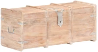vidaXL Μπαούλο Αποθήκευσης 90 x 40 x 40 εκ. από Μασίφ Ξύλο Ακακίας 90 x 40 x 40 cm Καφέ