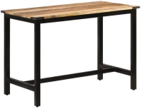 vidaXL Τραπεζαρία 110 x 60 x 76 εκ. από Μασίφ Ξύλο Μάνγκο N/A Καφέ