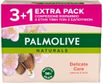 PALMOLIVE σαπούνι Delicate Care, με αμύγδαλο & γάλα, 4x 90g