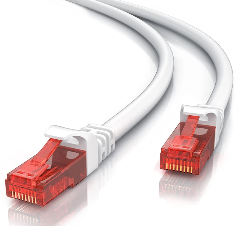POWERTECH καλώδιο U/UTP Cat 6 CAB-N265, copper 24AWG 0.5mm, 0.25m, γκρι