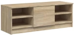vidaXL Έπιπλο Τηλεόρασης Sonoma Δρυς 102x35,5x36,5εκ. Επεξεργ. Ξύλο N/A Καφέ