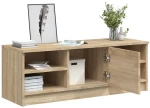 vidaXL Έπιπλο Τηλεόρασης Sonoma Δρυς 102x35,5x36,5εκ. Επεξεργ. Ξύλο N/A Καφέ