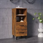 vidaXL Ντουλάπι Καπνιστή Δρυς 34,5 x 34 x 90 εκ. Επεξεργασμένο Ξύλο N/A Καφέ