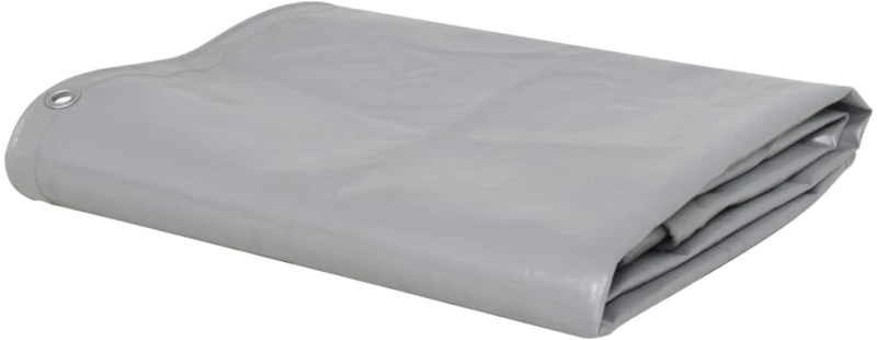 vidaXL Μουσαμάς Γκρι 1,5 x 6 μ. 650 γρ./μ.² 1.5 x 6 m Γκρι
