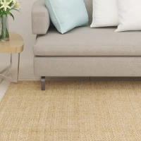 vidaXL Χαλί 80 x 100 εκ. από Φυσικό Σιζάλ 80 x 100 cm Καφέ