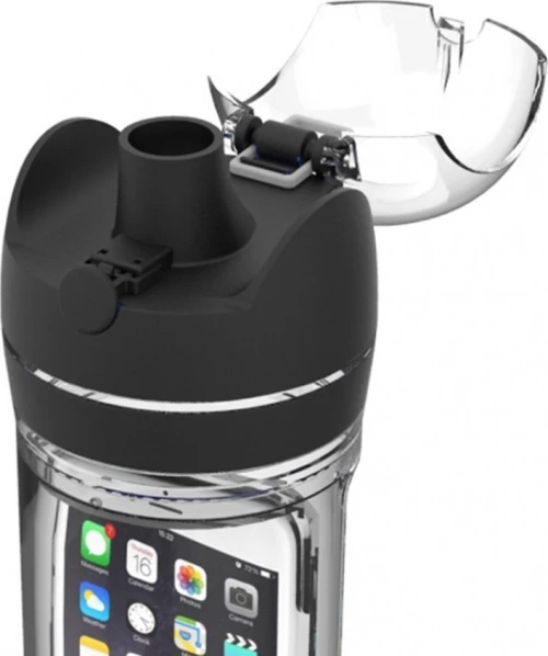 Ibottle ΜΠΟΥΚΑΛΙ ΠΑΓΟΥΡΙ ΜΕ ΘΗΚΗ ΓΙΑ IPHONE 6/6S/7/8 ΜΑΥΡΟ 500.016