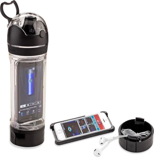 Ibottle ΜΠΟΥΚΑΛΙ ΠΑΓΟΥΡΙ ΜΕ ΘΗΚΗ ΓΙΑ IPHONE 6/6S/7/8 ΜΑΥΡΟ 500.016