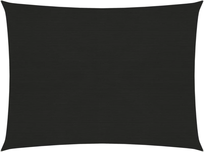 vidaXL Πανί Σκίασης Μαύρο 2 x 3 μ. από HDPE 160 γρ./μ² 2 x 3 m Μαύρο