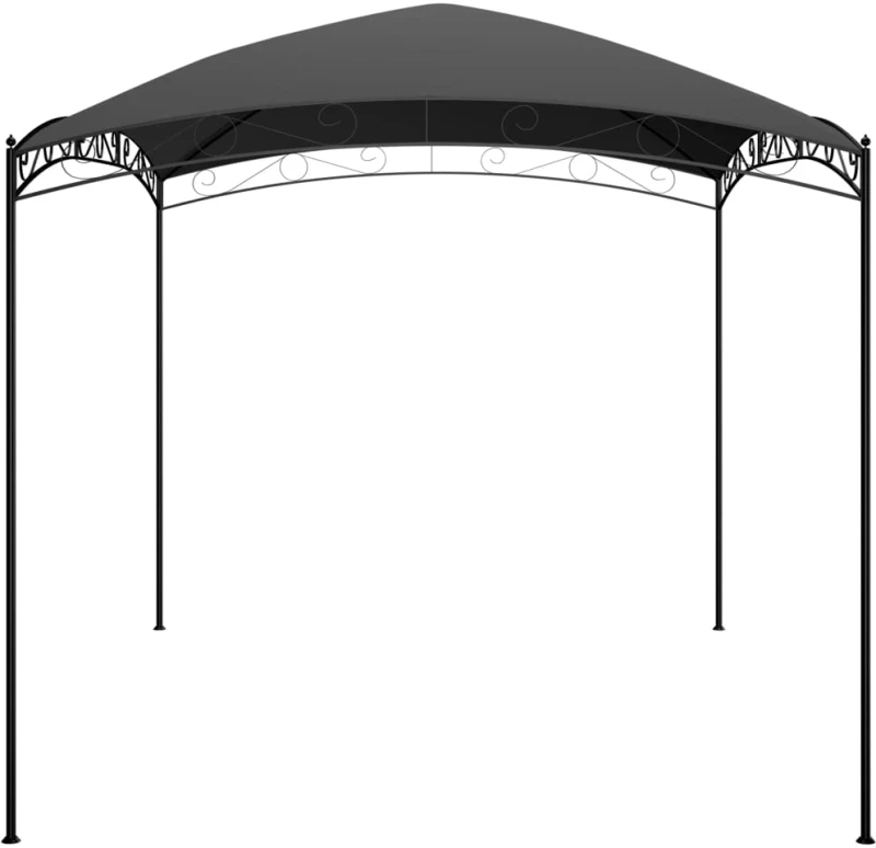 vidaXL Κιόσκι Ανθρακί 3 x 4 x 2,65 μ. 180 γρ./μ² 3 x 4 x 2.65 m Ανθρακί