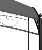 vidaXL Κιόσκι Ανθρακί 3 x 4 x 2,65 μ. 180 γρ./μ² 3 x 4 x 2.65 m Ανθρακί