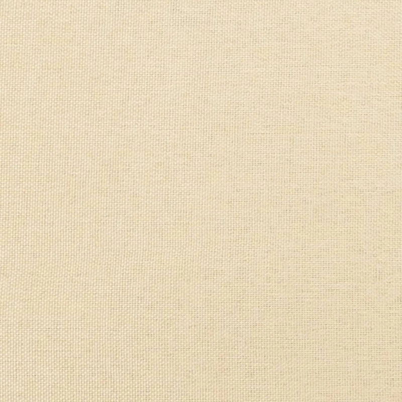 vidaXL Υποπόδιο Κρεμ 60 x 60 x 39 εκ. Υφασμάτινο N/A Κρεμ