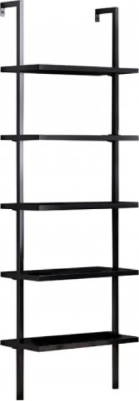 Βιβλιοθήκη Harris pakoworld μαύρο 70x22x200εκ