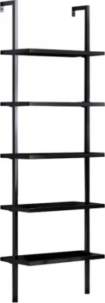 Βιβλιοθήκη Harris pakoworld μαύρο 70x22x200εκ