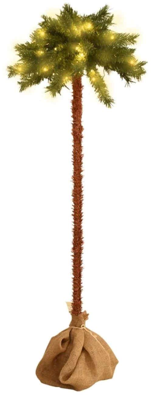 vidaXL Δέντρο Φοίνικας Τεχνητός με LED 150 εκ. 150 cm Πράσινο