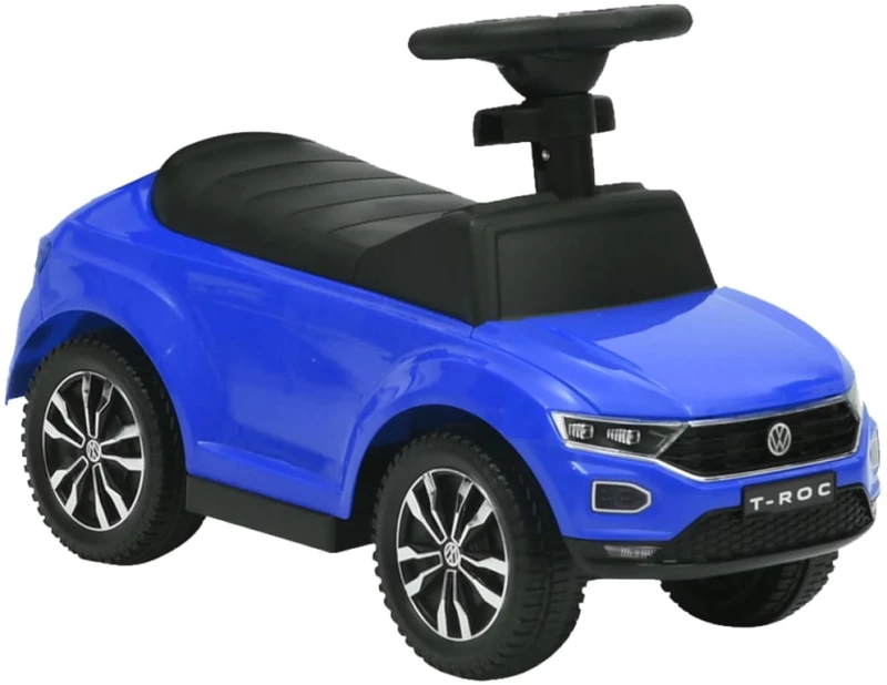vidaXL Παιδικό Αυτοκίνητο Περπατούρα Volkswagen T-Roc Μπλε N/A Μπλε