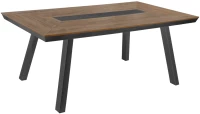 ΤΡΑΠΕΖΙ ΑΛΟΥΜΙΝΙΟΥ TABER ΜΕ POLYWOOD 200X94 ΓΚΡΙ HM5131.12 (Η τιμή αφορά το 1 τεμάχιο)