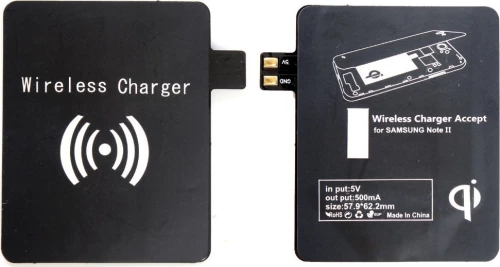 Ασύρματος Δέκτης Φόρτισης Qi Wireless Charger Receiver για Samsung Note 2