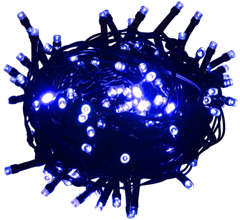 vidaXL Φωτάκια με 600 LED Μπλε 60 μ. από PVC 60 m