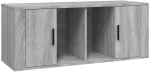 vidaXL Έπιπλο Τηλεόρασης Γκρι Sonoma 100x35x40 εκ. από Επεξεργ. Ξύλο N/A Γκρι