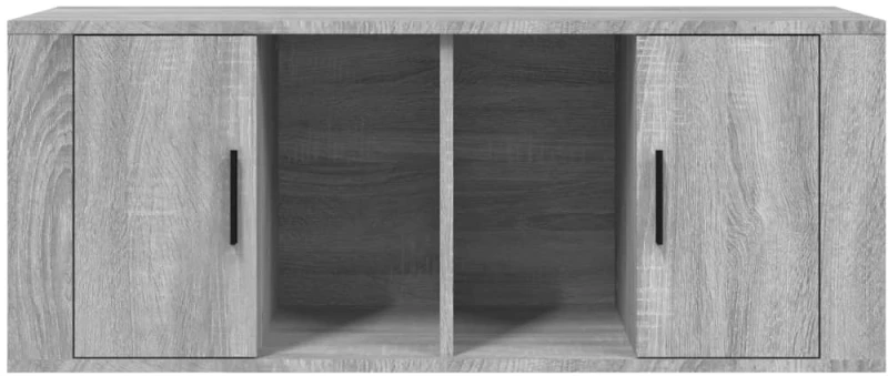 vidaXL Έπιπλο Τηλεόρασης Γκρι Sonoma 100x35x40 εκ. από Επεξεργ. Ξύλο N/A Γκρι