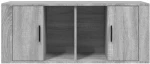 vidaXL Έπιπλο Τηλεόρασης Γκρι Sonoma 100x35x40 εκ. από Επεξεργ. Ξύλο N/A Γκρι