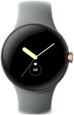 Google Pixel Watch BT+WiFi 41mm Champagne Gold Case με Sport Band Hazel EU