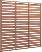 vidaXL Πάνελ Περίφραξης Καφέ 180 x 180 εκ. από WPC 180 x 180 cm Καφέ