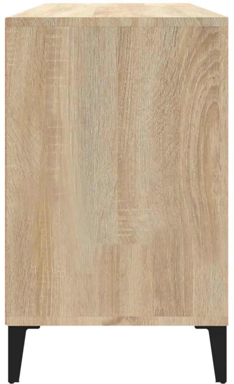 vidaXL Παπουτσοθήκη Sonoma Δρυς 102x36x60 εκ. από Επεξεργασμένο Ξύλο N/A Μπεζ