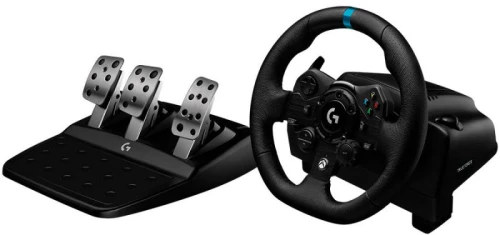 LOGITECH G923 Racing Wheel and Pedals - PC/ XB - BLACK - USB