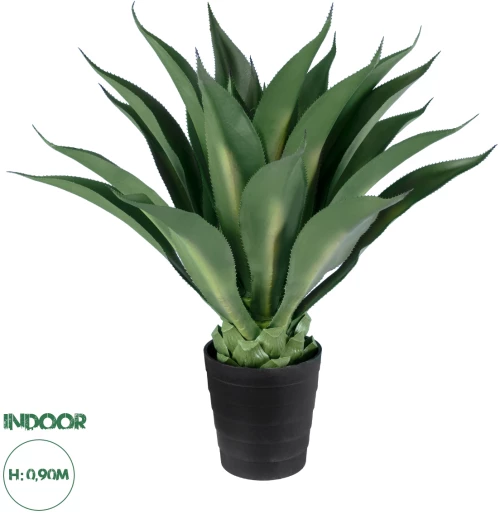GloboStar® Artificial Garden SISAL AGAVE 20077 Τεχνητό Διακοσμητικό Φυτό Αγαύη Υ90cm
