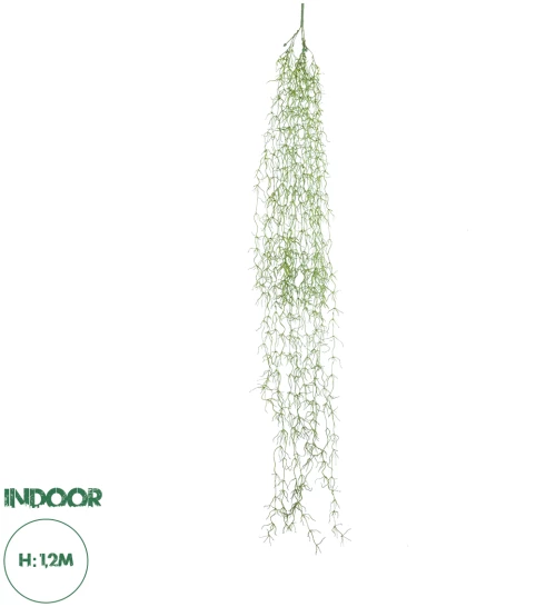 GloboStar® Artificial Garden TILLANDSIA HANGING 20236 Τεχνητό Διακοσμητικό Κρεμαστό Φυτό Ισπανικό Βρύο Τιλάντσια Υ120cm