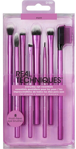 Real Techniques Everyday Eye Essentials Brush Σετ Πινέλων Μακιγιάζ 8τμχ.