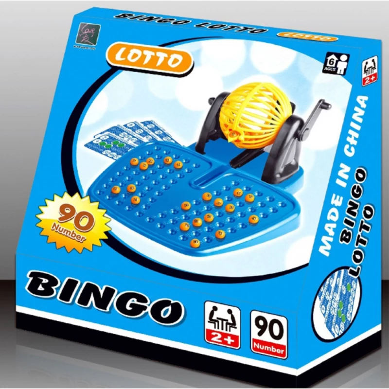 Διαδραστικό Εκπαιδευτικό Παιχνίδι Bingo Lottery Intelligence Μπλε 24.7x9.3x22 cm