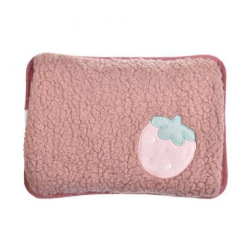 Ηλεκτρική Θερμοφόρα Γενικής Χρήσης Mε Φράουλα 600W 26x18.5 cm - Ροζ