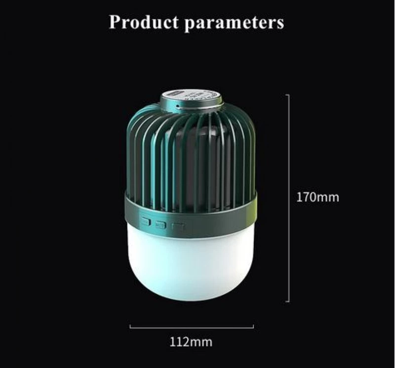 Ασύρματο TWS Bluetooth Φορητό Ηχείο με Φωτιστικό 42 Led HS-LY01-V1