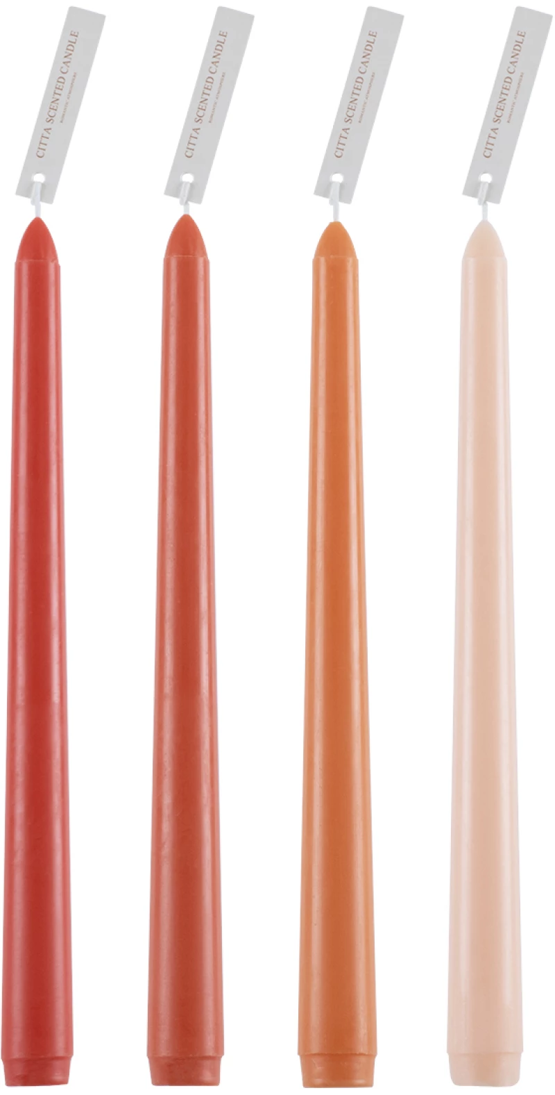 GloboStar® SUMMER-SIESTA 35212 ΣΕΤ 4 Αρωματικά Κεριά Κηροπηγίου Παραφίνης με Άρωμα Λουλούδια του Καλοκαιριού Πολύχρωμα Μ2 x Π2 x Υ25cm