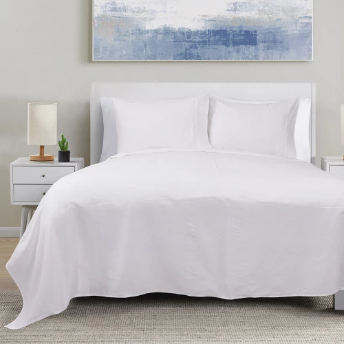 285263 ΣΕΤ ΣΕΝΤΟΝΙΑ ΥΠΕΡΔΙΠΛΑ ΜΕ ΛΑΣΤΙΧΟ 4 SEASONS ART 12000 240X270 ΛΕΥΚΟ   BEAUTY HOME