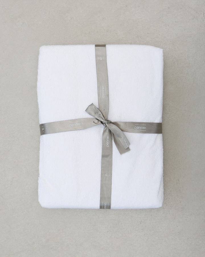 297434 Πετσετέ αδιάβροχο επίστρωμα Madeira Super Υπέρδιπλη (180x200cm) Ασπρο