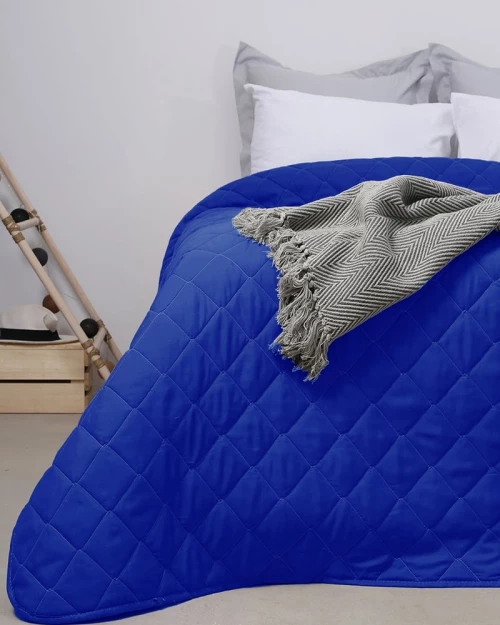 297505 Κουβερλί Noble Super Υπέρδιπλη (240x260cm) Μπλε Royal