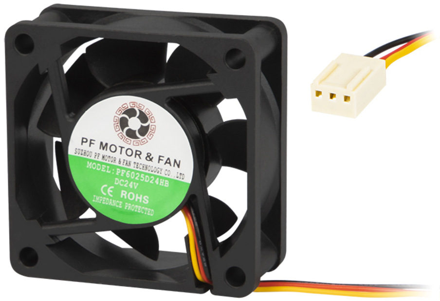 292324 ΑΝΕΜΙΣΤΗΡΑΣ 24V 60X60X25MM ΜΕ ΡΟΥΛΕΜΑΝ