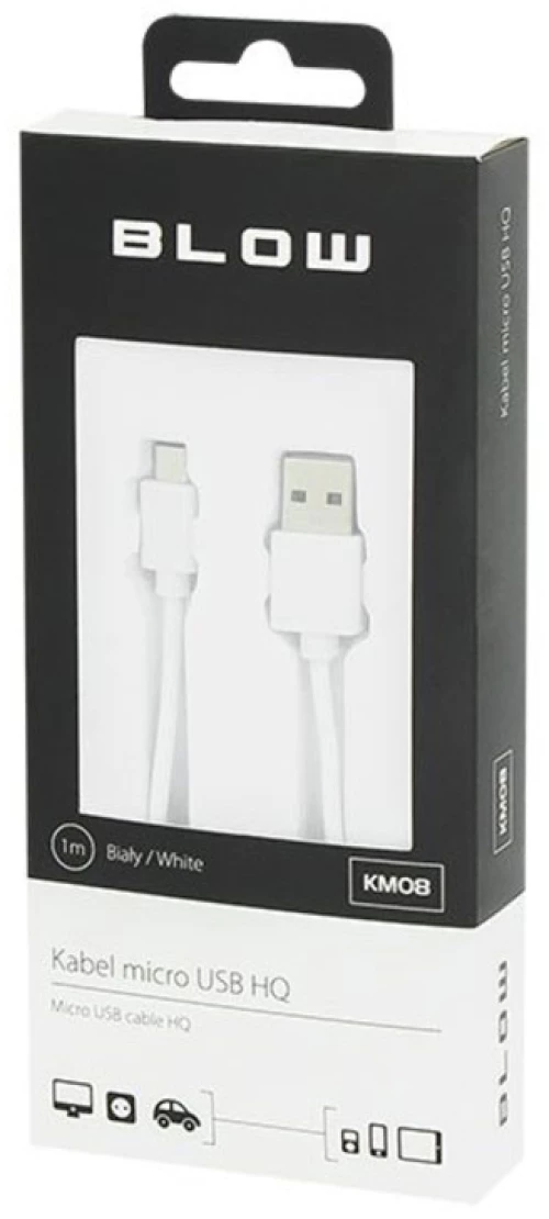 292646 ΚΑΛΩΔΙΟ USB A - MICROUSB 1M ΛΕΥΚΟ
