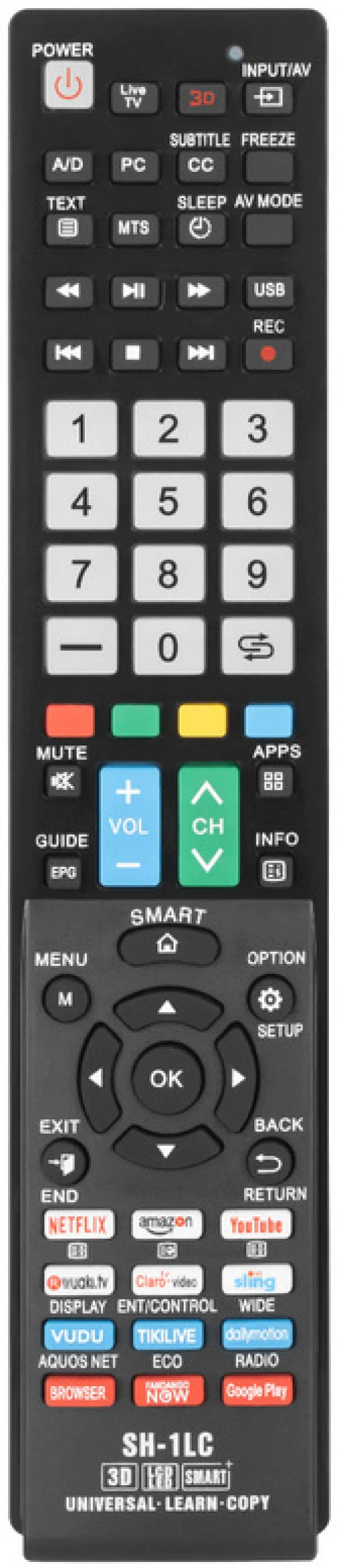 295353 ΤΗΛΕΚΟΝΤΡΟΛ TV LCD/LED SHARP