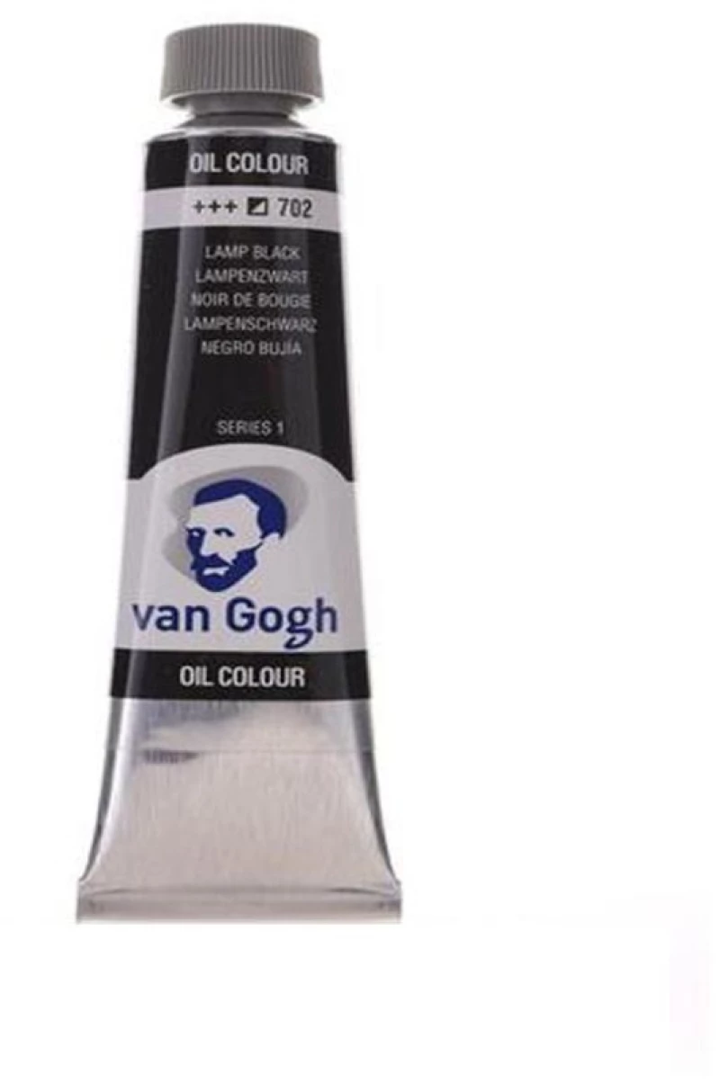 260385 Talens van gogh χρώματα λαδιού 60ml (702-Lamp Black) (ΣΕΤ 3 ΤΕΜΑΧΙΩΝ)
