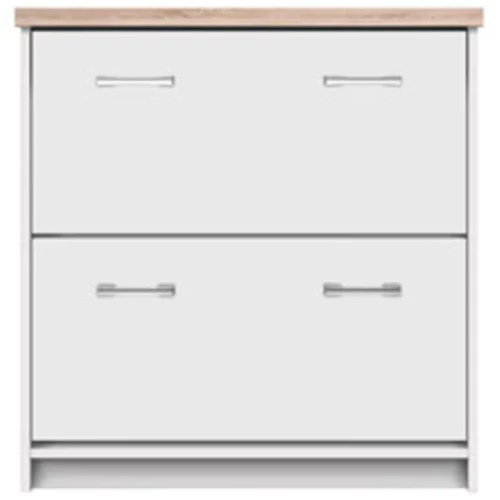 322842 Παπουτσοθήκη Top Mix 80x27x85cm Λευκή-Σονόμα