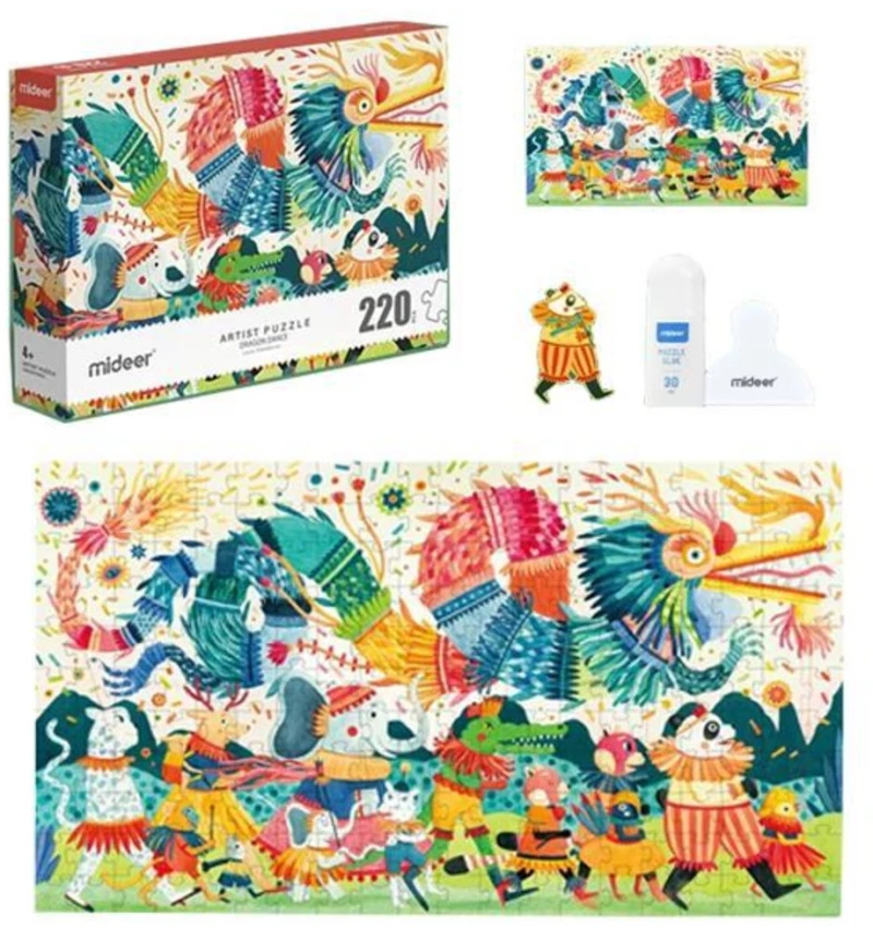 289558 Mideer παζλ Artist - Dragon Dance 220 τεμαχίων με pin