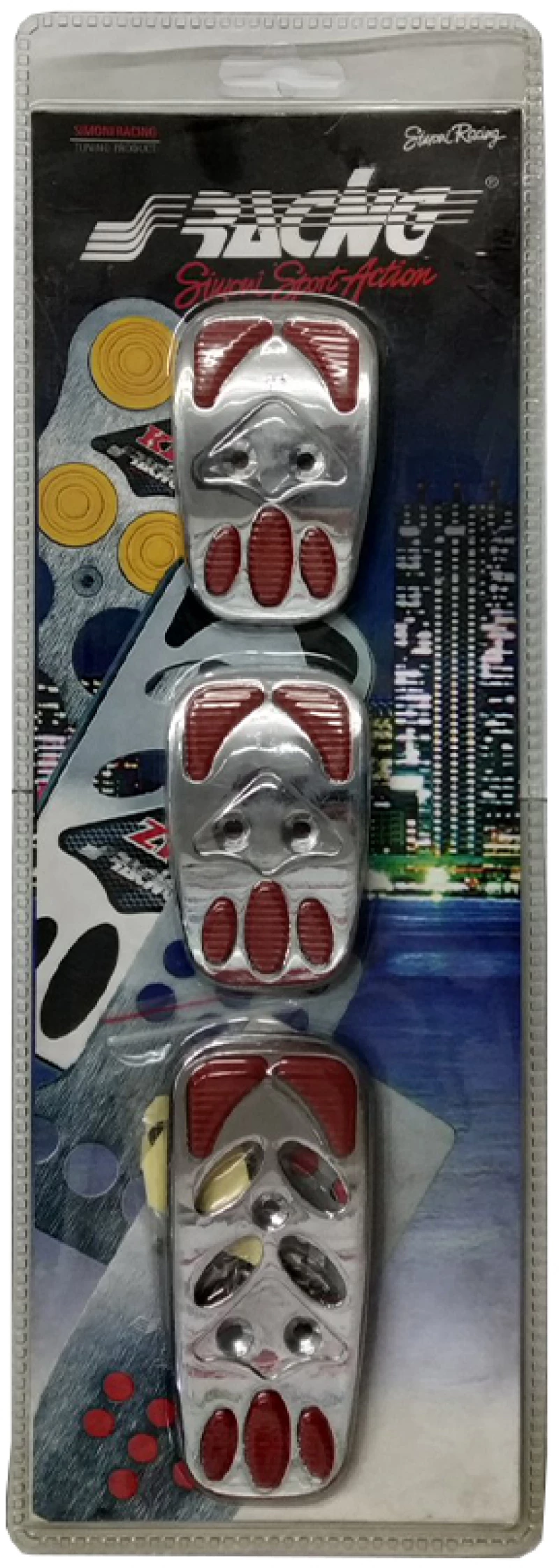 Simoni Racing ΠΕΝΤΑΛ Ζ1 ΧΡΩΜΙΟ/ΚΟΚΚΙΝΟ SR880PRX